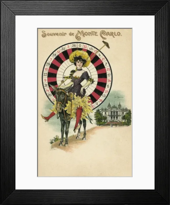Framed Print : Monte Carlo, Monaco - The Casino Framed Print : Monte Carlo, Monaco - The Casino
