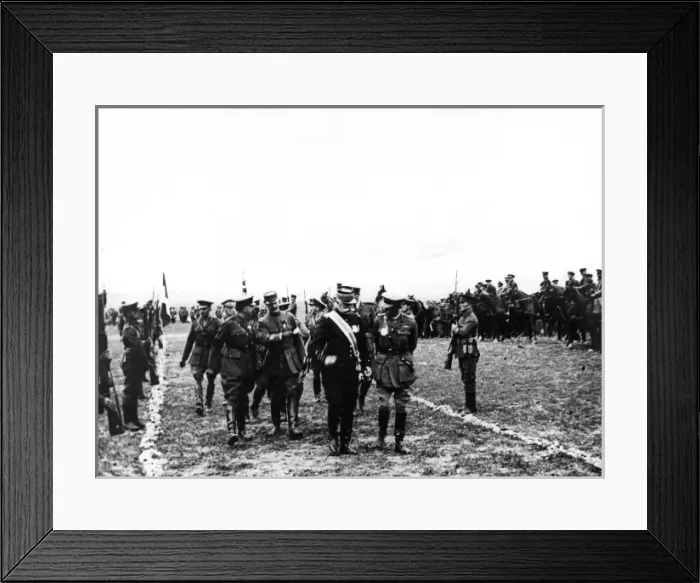 Framed Print : General Sarrail and General Mahon - Macedonia Framed Print : General Sarrail and General Mahon - Macedonia