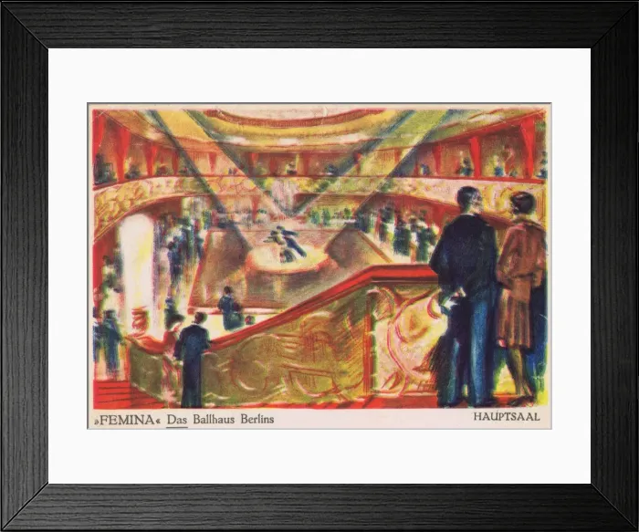 Framed Print : Main Hall / Ballroom in Femina, Berlin Framed Print : Main Hall / Ballroom in Femina, Berlin