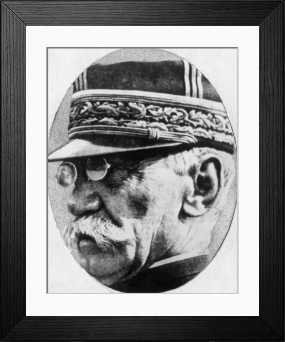 Framed Print : General Joseph Gallieni, French Army officer Framed Print : General Joseph Gallieni, French Army officer