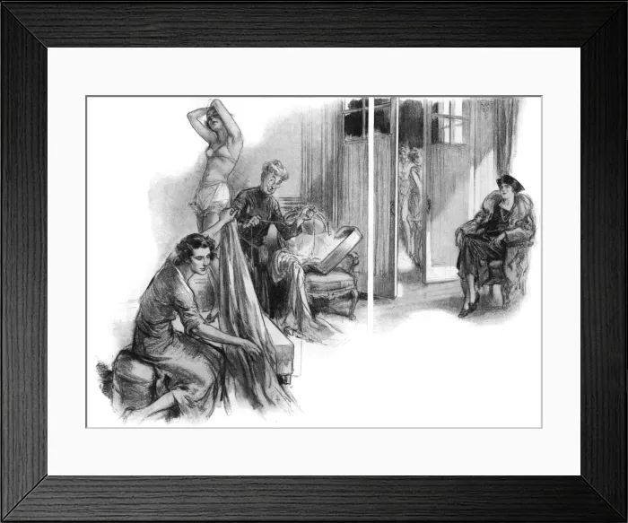 Framed Print : Coco Chanel and Grand Duchess Marie of Russia Framed Print : Coco Chanel and Grand Duchess Marie of Russia