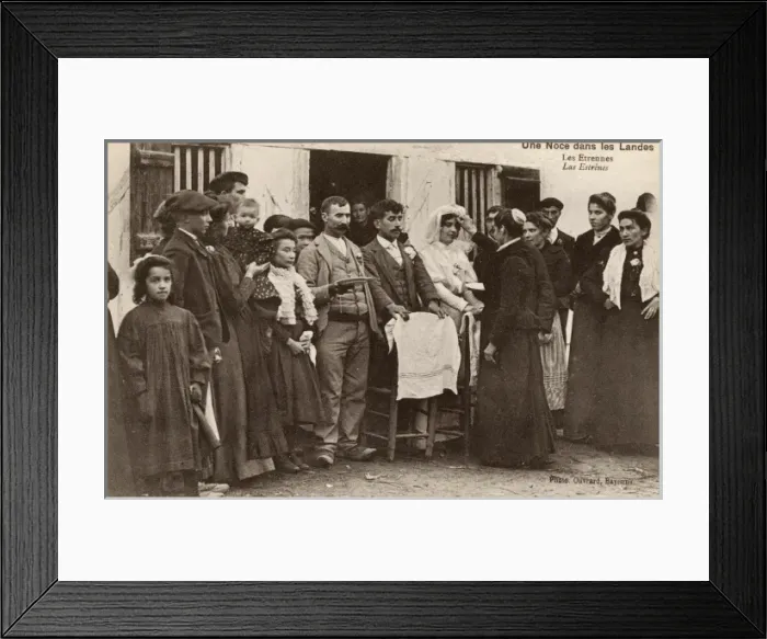 Framed Print : French Basque wedding Framed Print : French Basque wedding