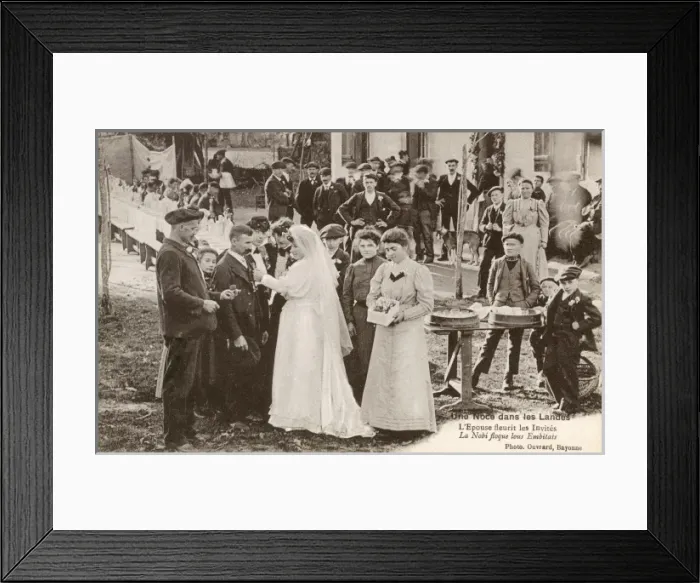Framed Print : French Basque wedding Framed Print : French Basque wedding
