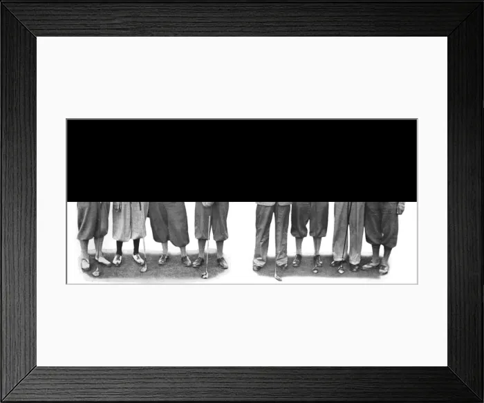 Framed Print : Golfers. The runners-up and the winners in the Edinburgh golf tournament Framed Print : Golfers. The runners-up and the winners in the Edinburgh golf tournament