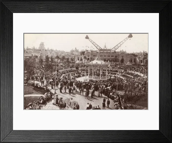 Framed Print : Elite Gardens, Japan British Exhibition, London Framed Print : Elite Gardens, Japan British Exhibition, London