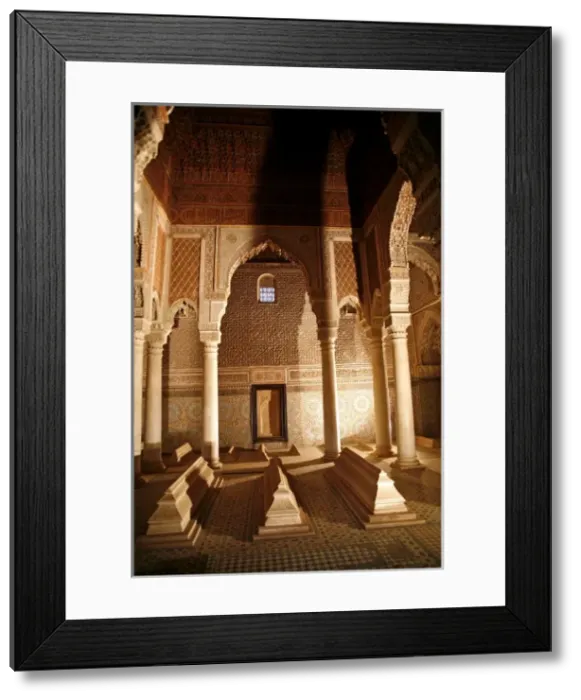 Framed Print : The Saadian Tombs in Marrakech, Morocco Framed Print : The Saadian Tombs in Marrakech, Morocco