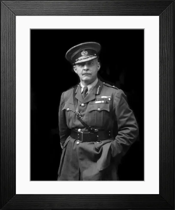 Framed Print : Major General Sir George MacMunn, British Army officer Framed Print : Major General Sir George MacMunn, British Army officer