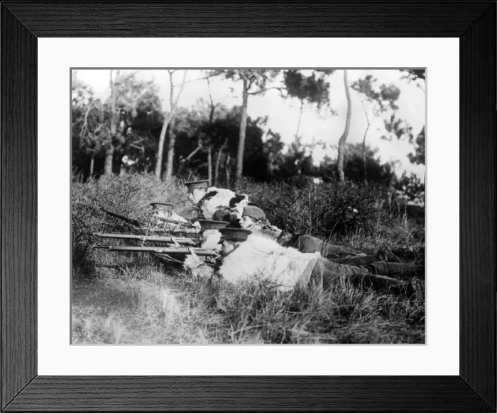 Framed Print : British artillery in northern France, WW1 Framed Print : British artillery in northern France, WW1