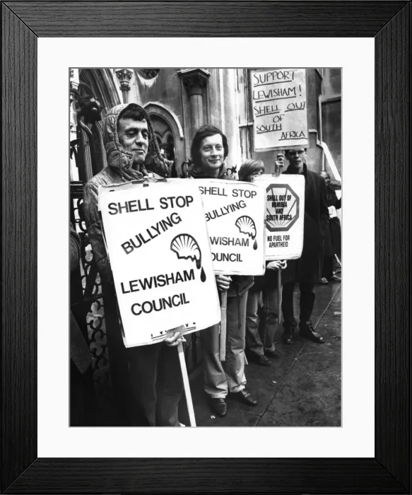 Framed Print : protest, shells, work, south, africa Framed Print : protest, shells, work, south, africa