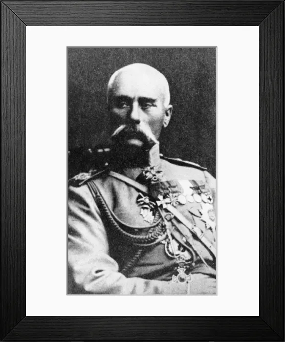 Framed Print : General Lechitski, Russian army officer Framed Print : General Lechitski, Russian army officer