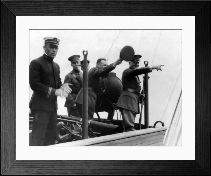 Framed Print : General John Pershing and Colonel George Marshall Framed Print : General John Pershing and Colonel George Marshall