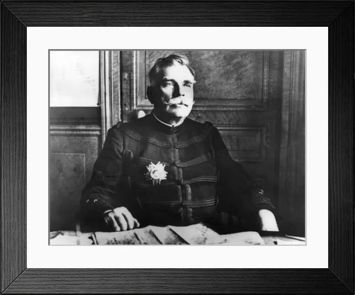 Framed Print : General Joffre at his desk, WW1 Framed Print : General Joffre at his desk, WW1