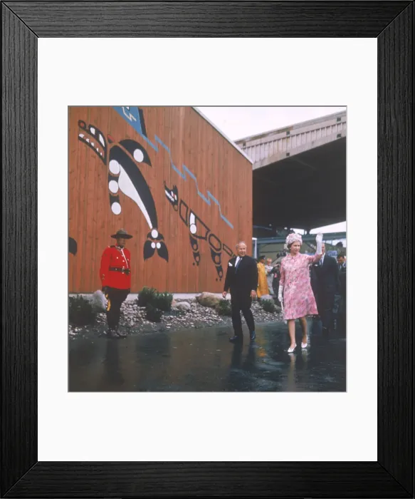 Framed Print : Queen Elizabeth II, Canada tour 1967 Framed Print : Queen Elizabeth II, Canada tour 1967