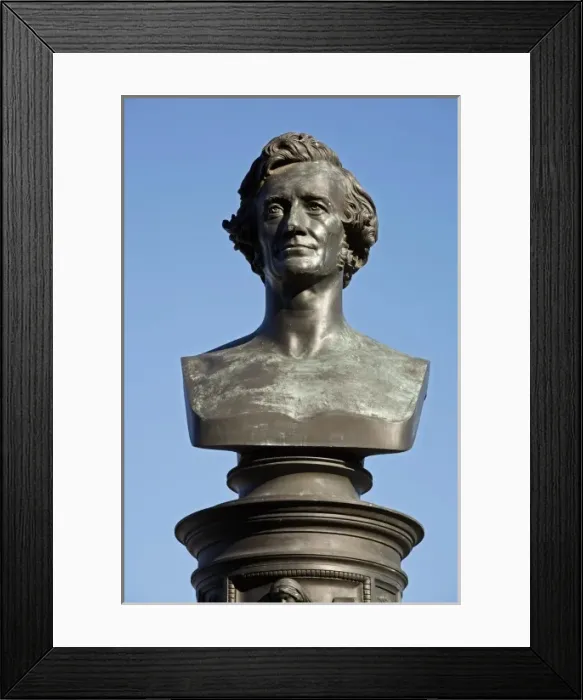 Framed Print : Ernst Rietschel bust Dresden, Germany Framed Print : Ernst Rietschel bust Dresden, Germany