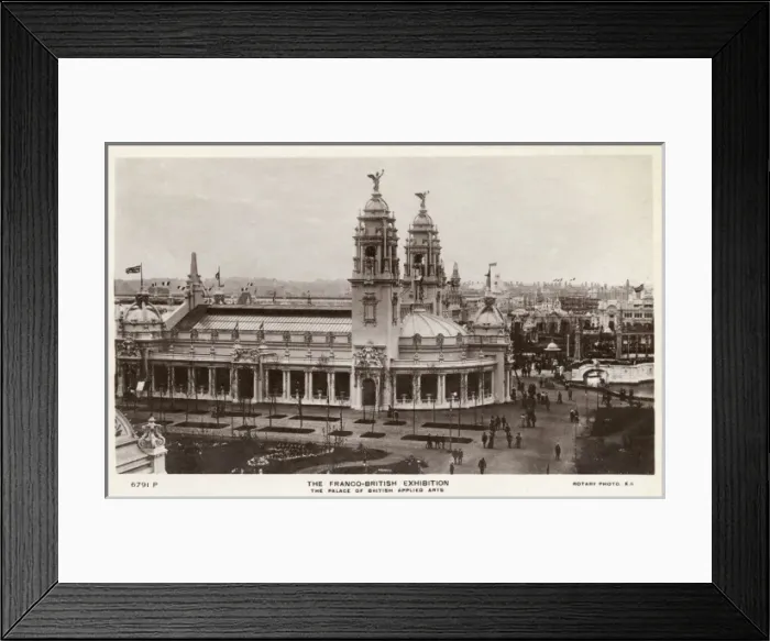 Framed Print : Palace of British Applied Arts, Franco-British Exhibition Framed Print : Palace of British Applied Arts, Franco-British Exhibition