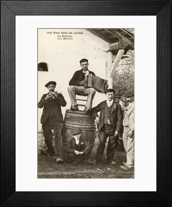 Framed Print : French Basque wedding Framed Print : French Basque wedding
