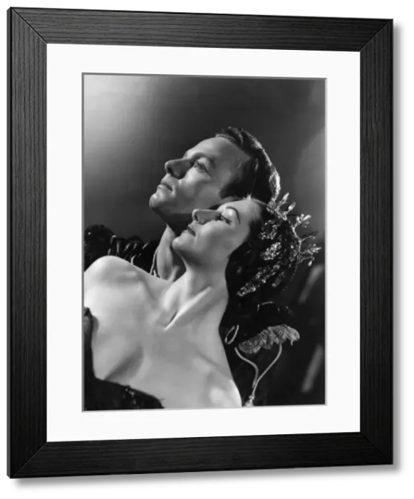 Framed Print : Two ballet dancers in artistic pose Framed Print : Two ballet dancers in artistic pose