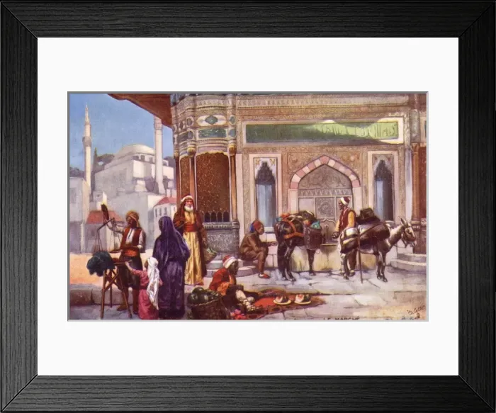 Framed Print : Moroccan Moorish Market Framed Print : Moroccan Moorish Market