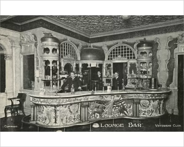 Lounge Bar, Veterans Club, Hand Court, Holborn, London