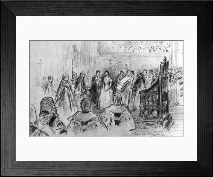 Framed Print : Coronation of Queen Elizabeth II Framed Print : Coronation of Queen Elizabeth II