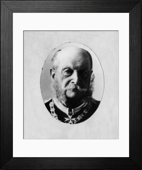 Framed Print : Kaiser Wilhelm I, German Emperor, in uniform in old age Framed Print : Kaiser Wilhelm I, German Emperor, in uniform in old age