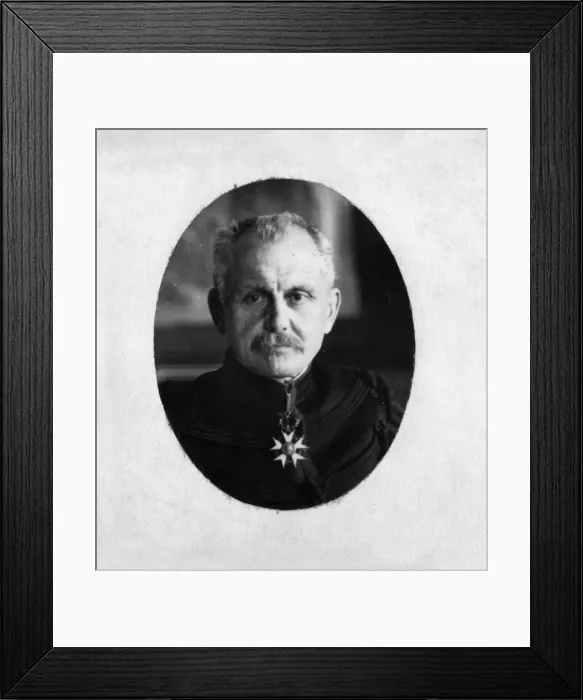 Framed Print : French General Michel-Joseph Manoury, WW1 Framed Print : French General Michel-Joseph Manoury, WW1