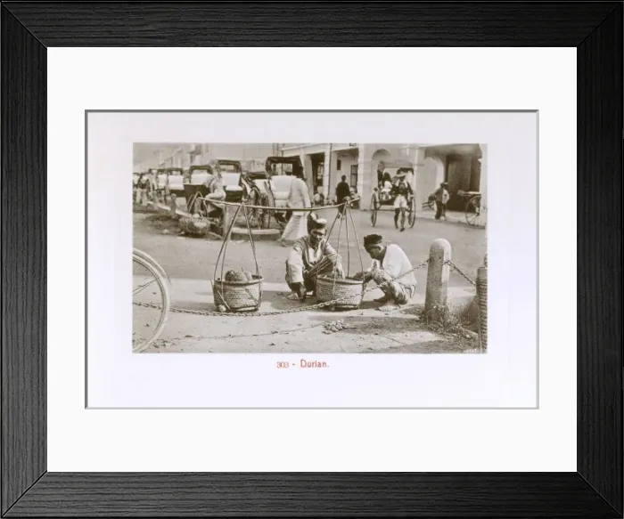 Framed Print : Malaysia - Kuala Lumpur - Durian seller Framed Print : Malaysia - Kuala Lumpur - Durian seller