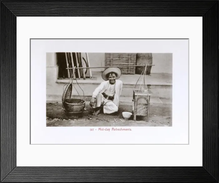 Framed Print : Malaysia - Kuala Lumpur - Refreshment seller Framed Print : Malaysia - Kuala Lumpur - Refreshment seller