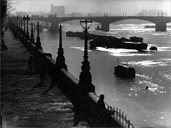 Embankment and River Thames, London