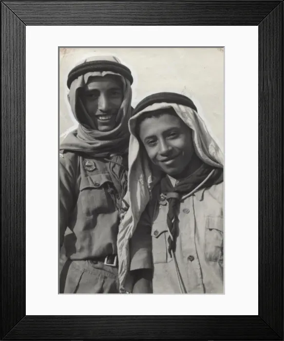 Framed Print : Two Scouts from Aden Framed Print : Two Scouts from Aden