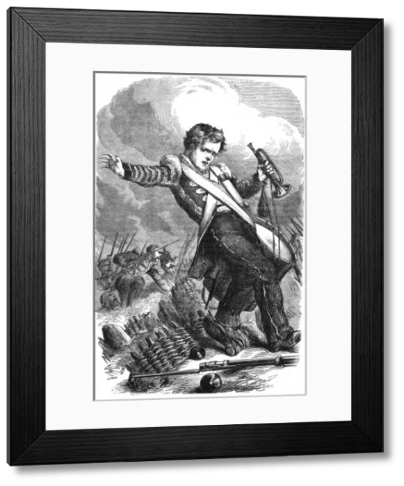Framed Print : Jack Kedge, brave drummer boy Framed Print : Jack Kedge, brave drummer boy