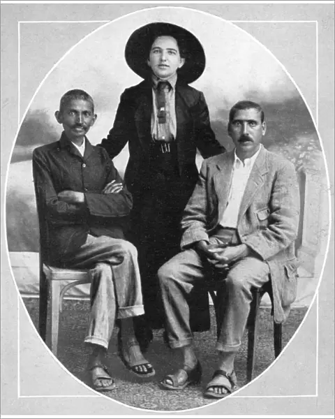 Gandhi, Sonja Schlesin and Hermann Kallenbach