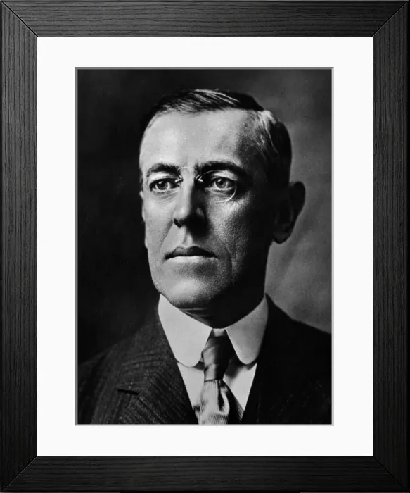 Framed Print : Thomas Woodrow Wilson, American President Framed Print : Thomas Woodrow Wilson, American President