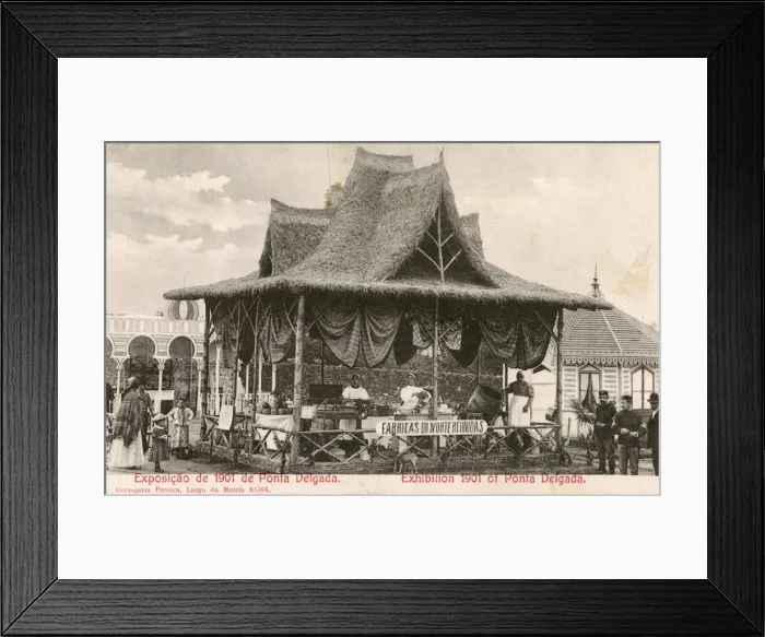 Framed Print : Portugal - Ponta Delgada - Colonial Exhibition of 1901 Framed Print : Portugal - Ponta Delgada - Colonial Exhibition of 1901
