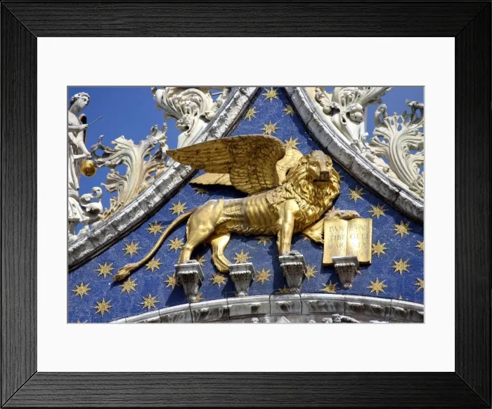 Framed Print : Winged Lion on the Basilica Di San Marco Framed Print : Winged Lion on the Basilica Di San Marco