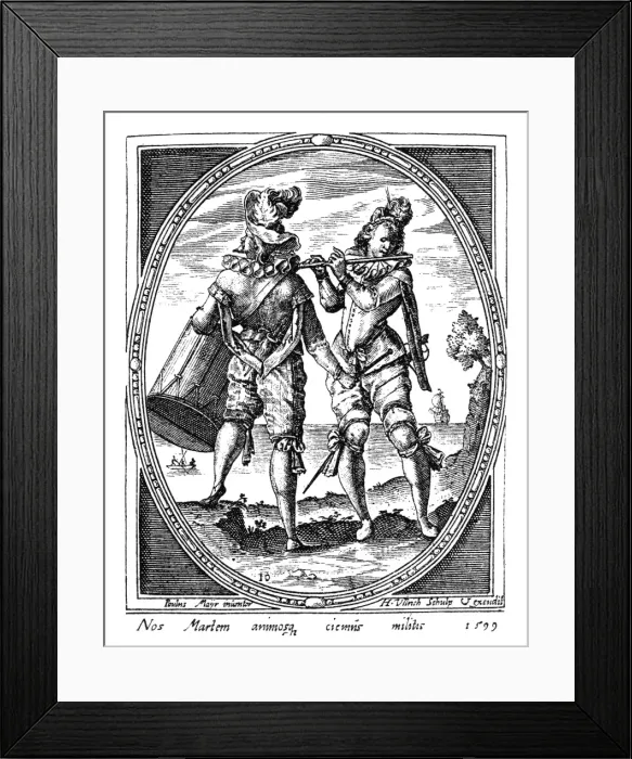 Framed Print : Fife and Drum, 1598 Framed Print : Fife and Drum, 1598