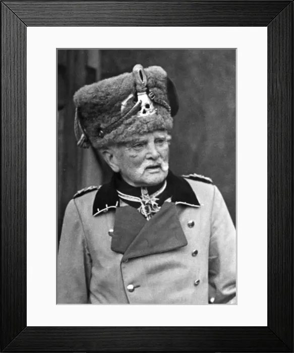 Framed Print : Field Marshal August von Mackensen, German army officer Framed Print : Field Marshal August von Mackensen, German army officer
