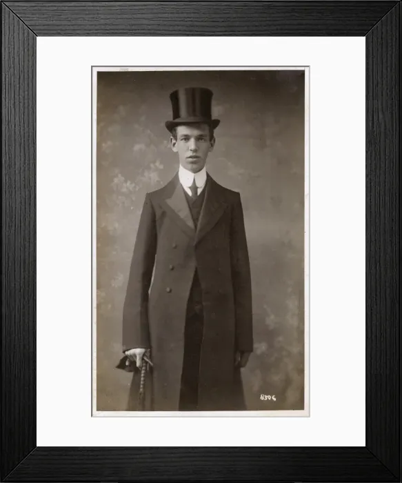 Framed Print : Schoolboy in his Sunday dress Framed Print : Schoolboy in his Sunday dress