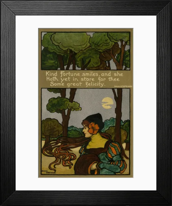 Framed Print : Xmas. Lady in moonlight Framed Print : Xmas. Lady in moonlight