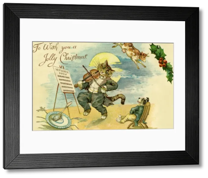 Framed Print : Hey! Diddle Diddle by g h Thompson Framed Print : Hey! Diddle Diddle by g h Thompson