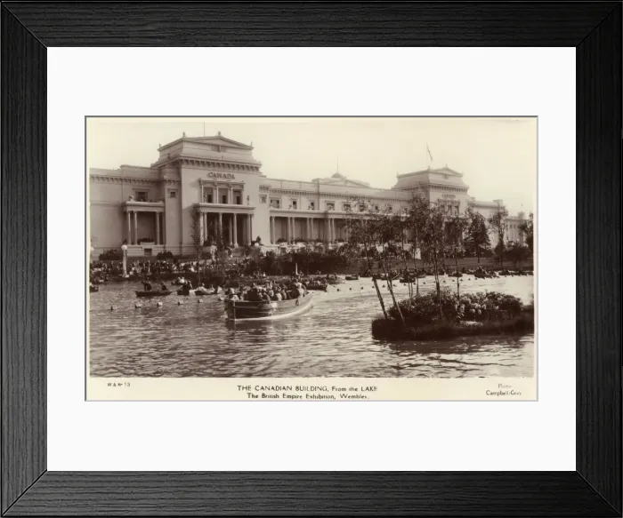Framed Print : Canadian Building, British Empire Exhibition, Wembley Framed Print : Canadian Building, British Empire Exhibition, Wembley