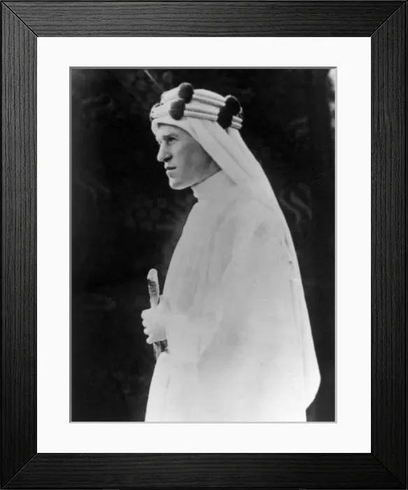 Framed Print : T E Lawrence (Lawrence of Arabia) Framed Print : T E Lawrence (Lawrence of Arabia)