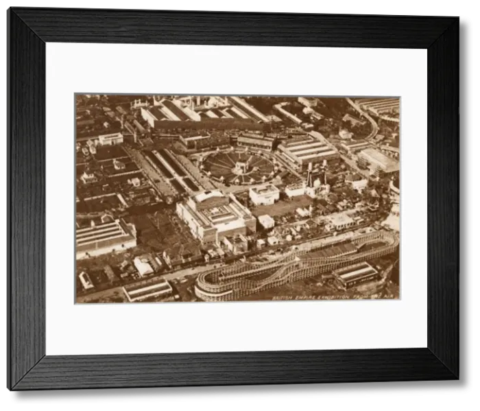 Framed Print : Aerial view, British Empire Exhibition, Wembley Framed Print : Aerial view, British Empire Exhibition, Wembley