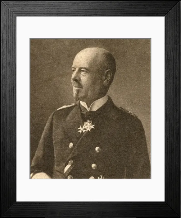 Framed Print : Admiral Franz von Hipper, German Imperial Navy Framed Print : Admiral Franz von Hipper, German Imperial Navy
