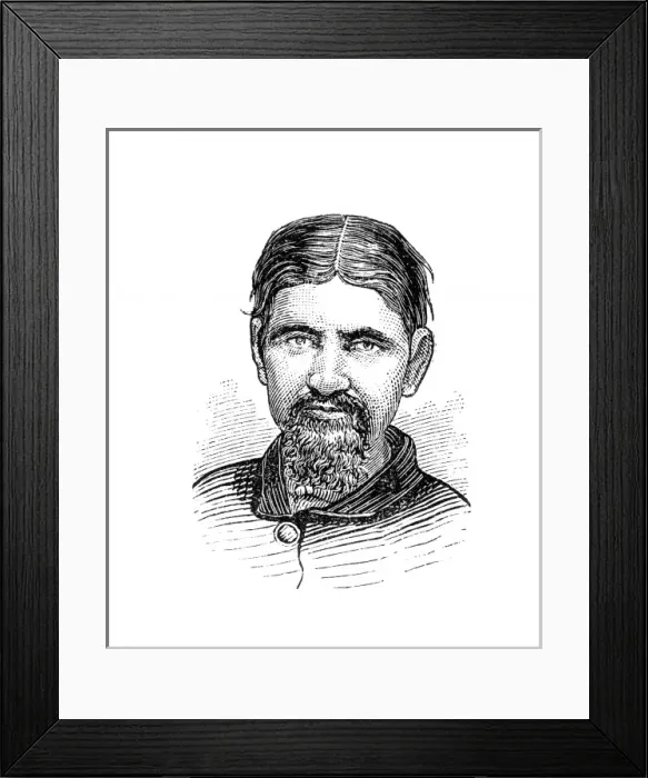 Framed Print : Sergeant Boston Corbett Framed Print : Sergeant Boston Corbett