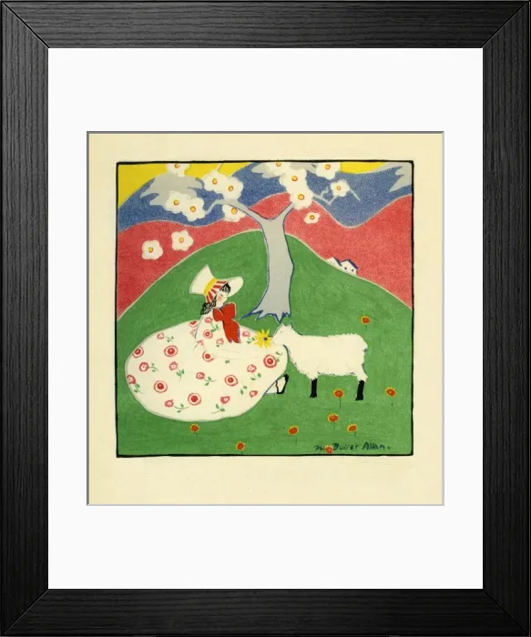 Framed Print : In springtime by Marguerite Buller Allan Framed Print : In springtime by Marguerite Buller Allan