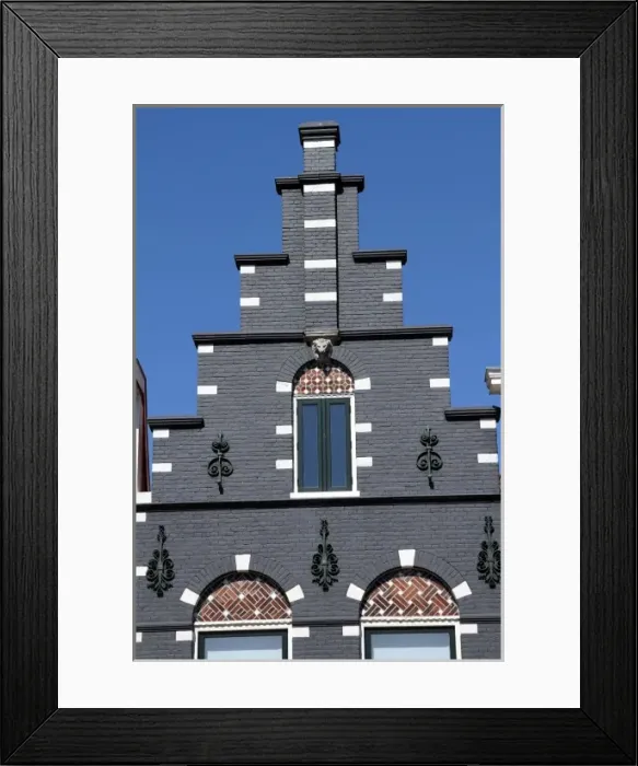 Framed Print : Traditional house in Haarlem, The Netherlands Framed Print : Traditional house in Haarlem, The Netherlands