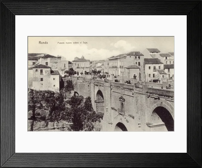 Framed Print : Ronda, Spain - New Bridge over the Tagus River Framed Print : Ronda, Spain - New Bridge over the Tagus River