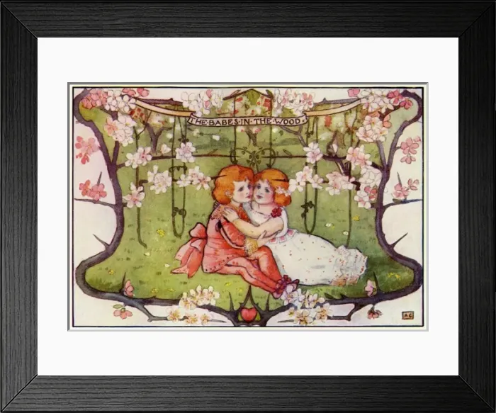 Framed Print : The Babes in the Wood by Katharine Cameron Framed Print : The Babes in the Wood by Katharine Cameron