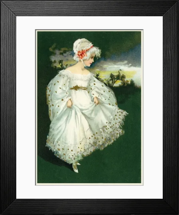 Framed Print : Girl in white dress Framed Print : Girl in white dress